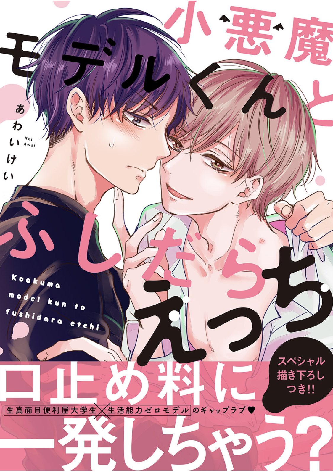 Koakuma Model-kun to Fushidara Ecchi cover