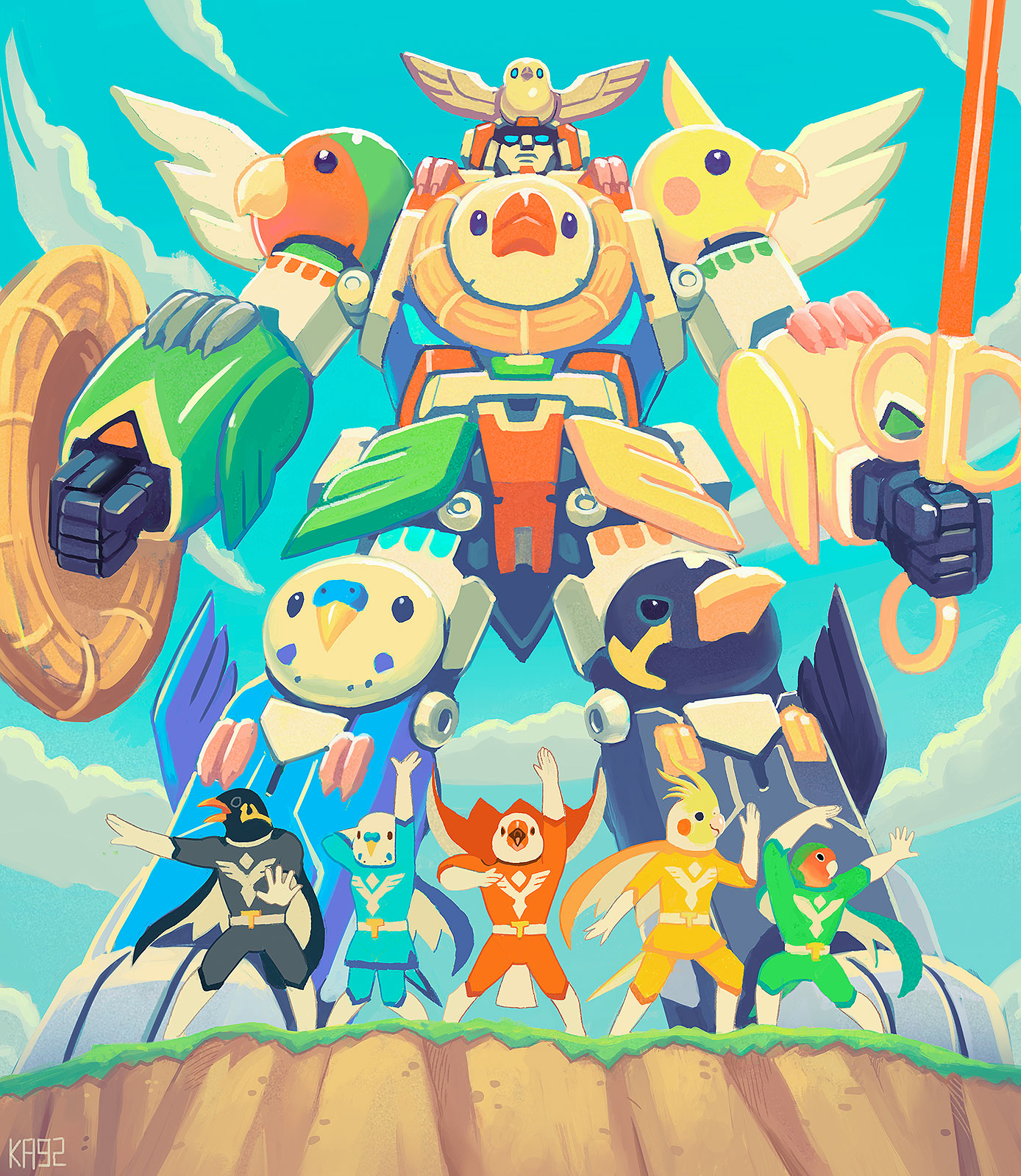 Power Rangers Bird Squadron cover